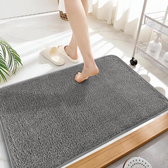 Unyqoos® Zachte Microvezel Badmat Set van 2 met Antislip en Waterabsorberende Eigenschappen voor Badkamer