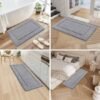 550x550-19190.jpg Unyqoos® Zachte en Luxe 3-delige Antislip Badkamermattenset voor Complete Badkamervloerbedekking