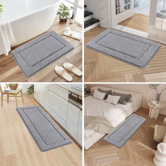 550x550-19190.jpg Unyqoos® Zachte en Luxe 3-delige Antislip Badkamermattenset voor Complete Badkamervloerbedekking