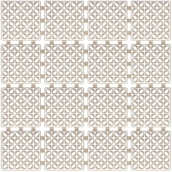 Unyqoos ® Veilige Antislip Douchemat met Zuignappen en Snelle Afwatering voor Comfortabel Douchen