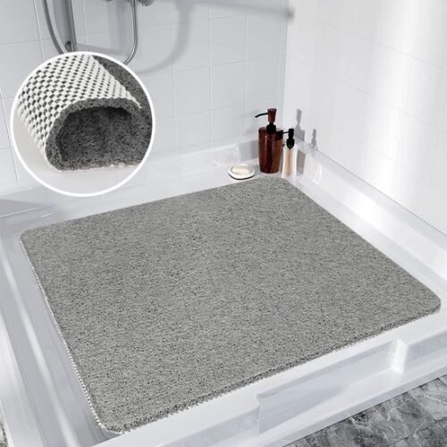 Unyqoos ® Veilige Antislip Douchemat met Comfortabele Ondersteuning en Efficiënte Waterafvoer voor Badkamers