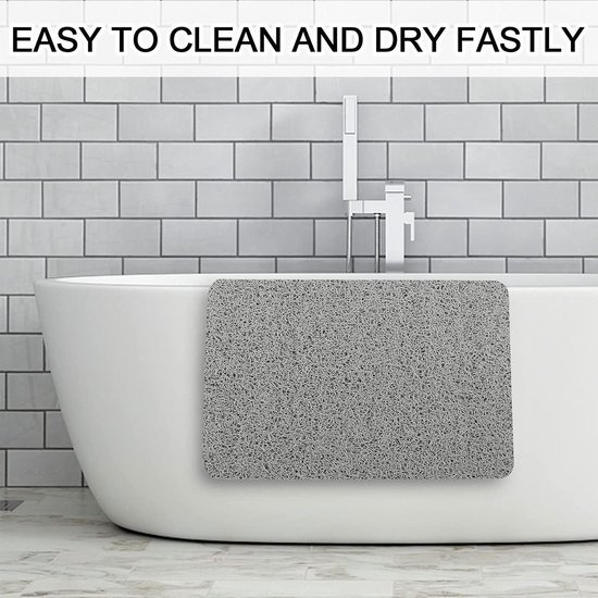 Unyqoos ® Veilige Antislip Douchemat met Comfortabele Ondersteuning en Efficiënte Waterafvoer voor Badkamers