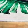 550x550-19274.jpg Unyqoos® Zachte en Antislip Ovale Badkamertapijtenset met Modern Veerontwerp, 2-delig, Waterabsorberend