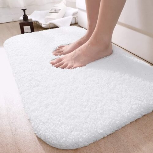550x550-19278.jpg Unyqoos® Ultrazachte Antislip Badmat van Microvezel voor Badkamer, Douche en Wastafel - 40 x 60 cm - Wit