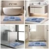 Unyqoos® Zachte Antislip Badmat met Hoog Absorptievermogen voor Veiligheid en Comfort in de Badkamer