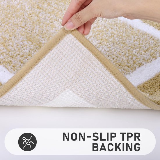 550x550-19321.jpg Unyqoos ® Luxueuze Drie-Delige Badkamer Matten Set van Zachte Microvezel voor Comfort en Veiligheid