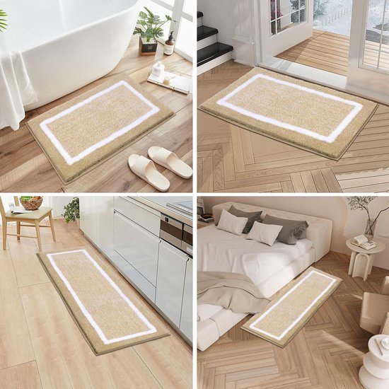 550x550-19322.jpg Unyqoos ® Luxueuze Drie-Delige Badkamer Matten Set van Zachte Microvezel voor Comfort en Veiligheid