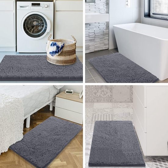 Unyqoos ® Zachte en Absorberende Antislip Badmat voor Comfortabele Badkamerervaringen