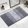 550x550-19367.jpg Unyqoos® Luxueuze Grijze Hoogpolige Microvezel Badmat met Antislip en Absorberende Eigenschappen, Maat 50 x 80 cm