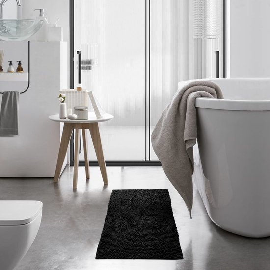 Unyqoos® Stijlvolle en Veilige Antislip Badmat voor de Badkamer met Zacht Microvezel Ontwerp 70 x 120