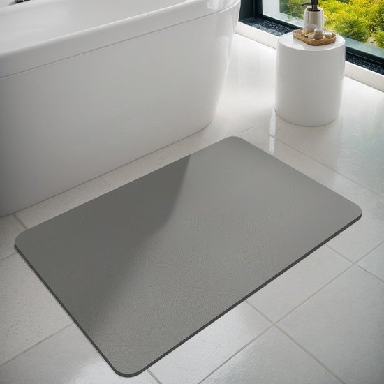 550x550-19418.jpg Unyqoos® Natuurlijke Antislip Badmat voor Badkamer - Absorberend en Sneldrogend Ontwerp