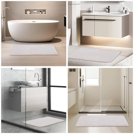 Unyqoos® Superzachte Antislip Badmat in Diverse Kleuren en Maten voor Stijlvolle Badkamers
