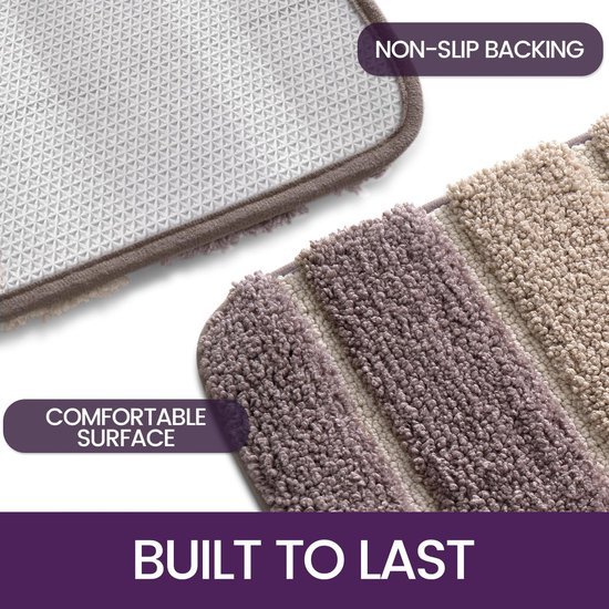 Unyqoos® Extra Zachte Absorberende Badkamermat met Antislip voor Veiligheid en Comfort