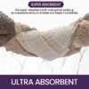 Unyqoos® Extra Zachte Absorberende Badkamermat met Antislip voor Veiligheid en Comfort