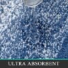 Unyqoos® Zeer Zachte Hoogpolige Badmatset met Antislip en Machinewasbaarheid voor Badkamercomfort