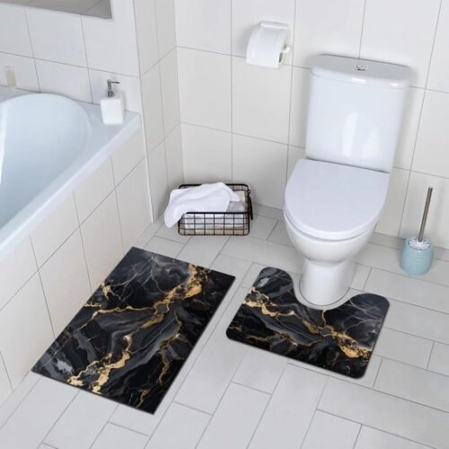 550x550-19504.jpg Unyqoos® Set van twee luxe badmatten met antislip en snelle droging voor badkamer