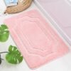 Unyqoos® Luxueuze Antislip Badmat voor Comfortabele en Veilige Badkamerervaring, 50 x 80 cm, Roze