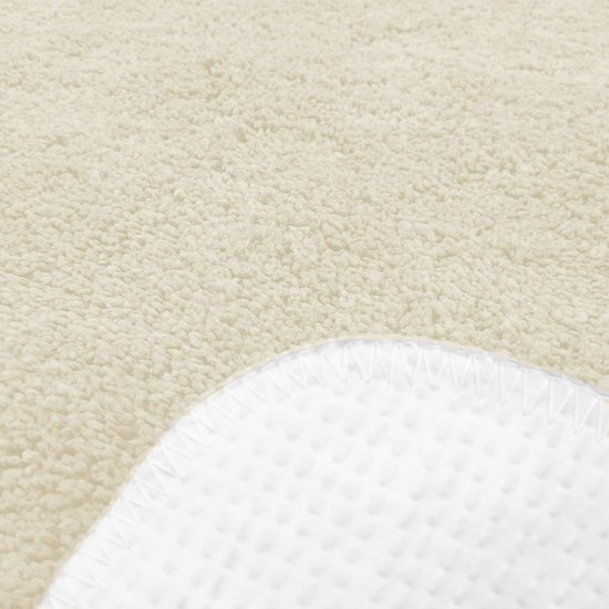 550x550-19549.jpg Unyqoos® Vierkante antislip badmat van chenille in beige voor een zachte douche-ervaring
