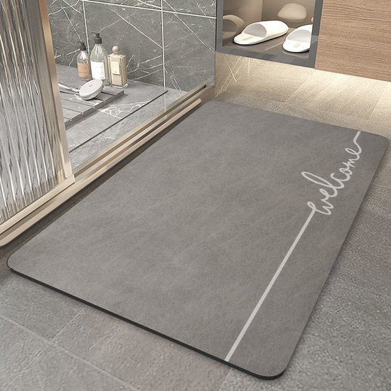 Unyqoos® Super absorberende en sneldrogende badmat met antislipfunctie, veelzijdig inzetbaar in huis