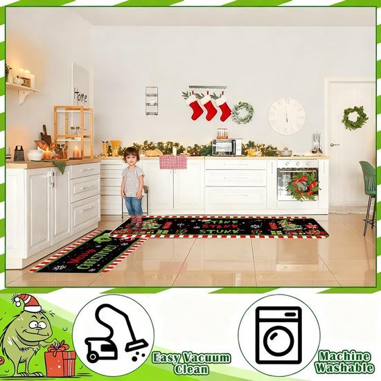 Unyqoos® Feestelijke en veelzijdige kersttapijten voor binnengebruik in diverse maten