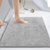 550x550-19601.jpg Unyqoos® Zachte en Absorberende Chenille Badmat 40x60cm voor Veiligheid en Comfort