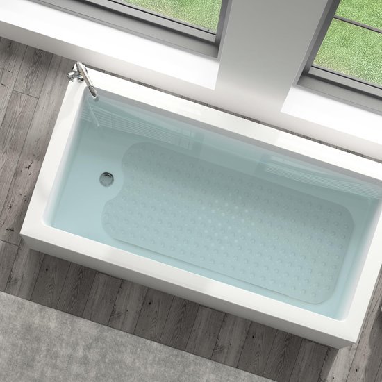 Unyqoos® Lange antislip badmat voor veilige en comfortabele douche-ervaring
