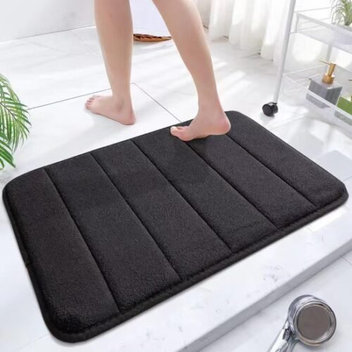 Unyqoos® Zachte en Antislip Badmat van Traagschuim met Sneldrogende Eigenschappen