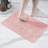 Unyqoos® Zachte Roze Antislip Badmat voor Douche en Badkamer, Chenille, 40 x 60 cm