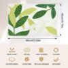 Unyqoos® Absorberende en Antislip Badmat van Microvezel met Bladmotief 40x60 cm