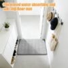 Unyqoos® Luxe 3-delige badmatset van zachte microvezel met antislip en wasbare eigenschappen 80x50