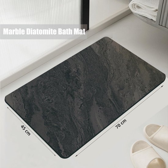 550x550-19747.jpg Unyqoos® Absorberende antislip badmat met marmerpatroon voor veilige badkamer