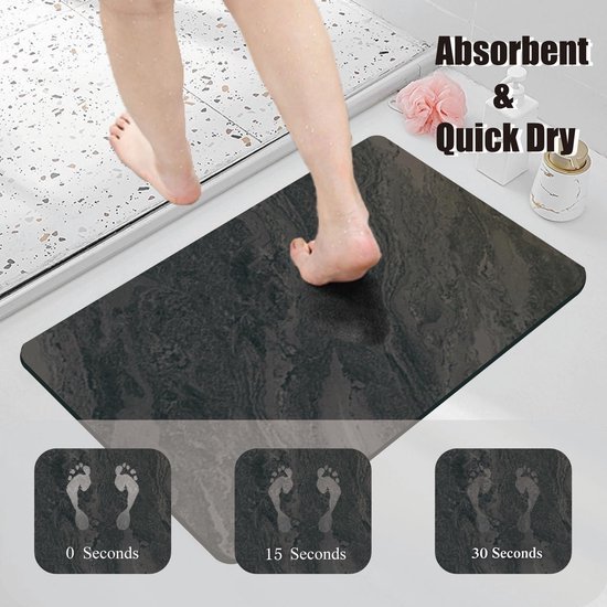 550x550-19748.jpg Unyqoos® Absorberende antislip badmat met marmerpatroon voor veilige badkamer