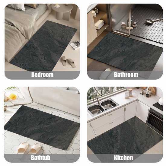 550x550-19749.jpg Unyqoos® Absorberende antislip badmat met marmerpatroon voor veilige badkamer