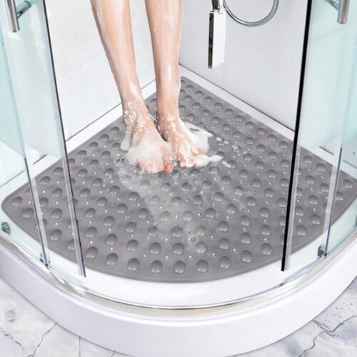 Unyqoos® antislip douchemat voor hoekdouche met masserende functie