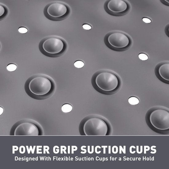 Unyqoos® antislip douchemat voor hoekdouche met masserende functie