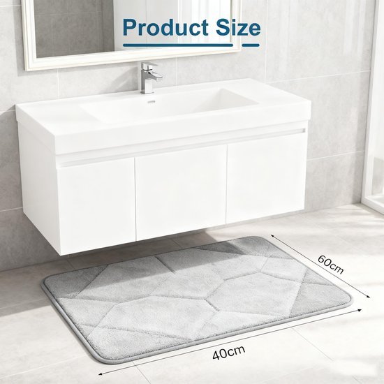 550x550-19780.jpg Unyqoos® Zachte en absorberende antislip badmat voor badkamer en woonkamer