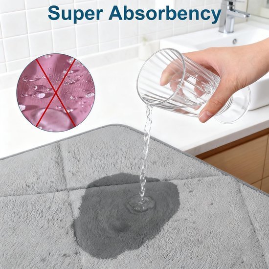 550x550-19781.jpg Unyqoos® Zachte en absorberende antislip badmat voor badkamer en woonkamer