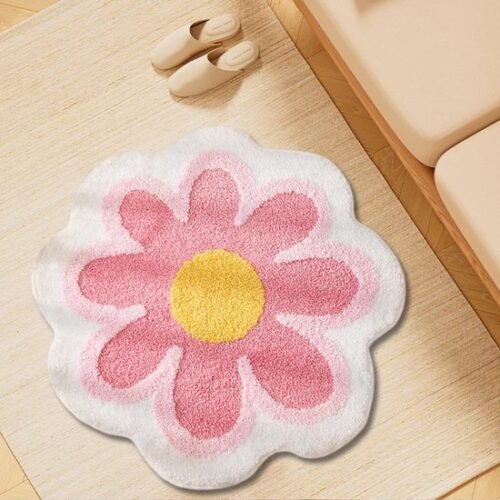 550x550-19785.jpg Unyqoos® Decoratieve Bloemvormige Antislip Badmat voor Badkamer, Keuken en Woonkamer