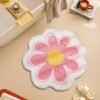 Unyqoos® Decoratieve Bloemvormige Antislip Badmat voor Badkamer, Keuken en Woonkamer