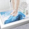 550x550-19790.jpg Unyqoos® Wasbare antislip douchemat 60x60 cm met sneldrogende luffa structuur