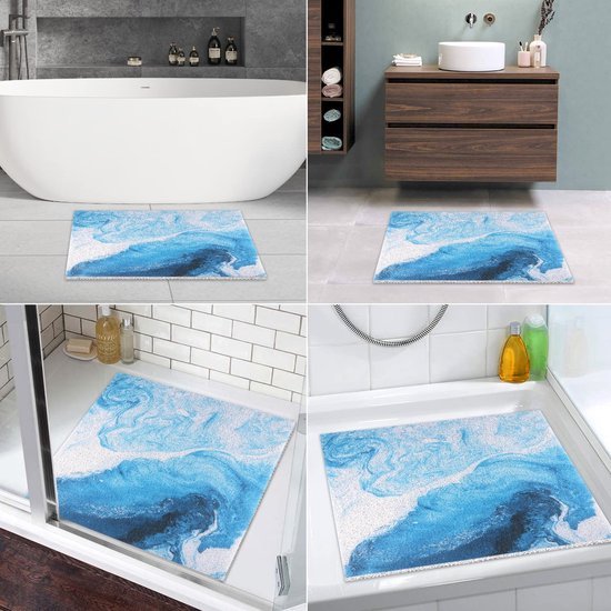 550x550-19792.jpg Unyqoos® Wasbare antislip douchemat 60x60 cm met sneldrogende luffa structuur