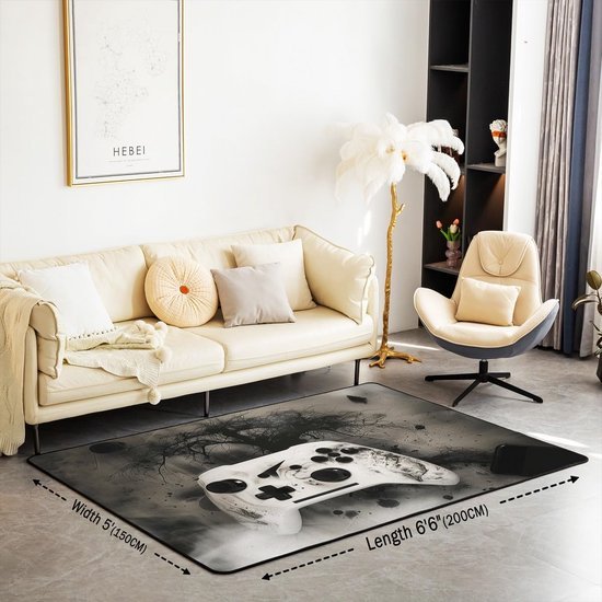 550x550-19835.jpg Unyqoos® Stijlvol en Antislip Gamertapijt voor Jongenskamer en Speelruimte