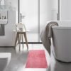 550x550-19859.jpg Unyqoos® Roze Badmat van Microvezel met Antislip Eigenschappen, Wasbaar en Absorberend, 50 x 80 cm