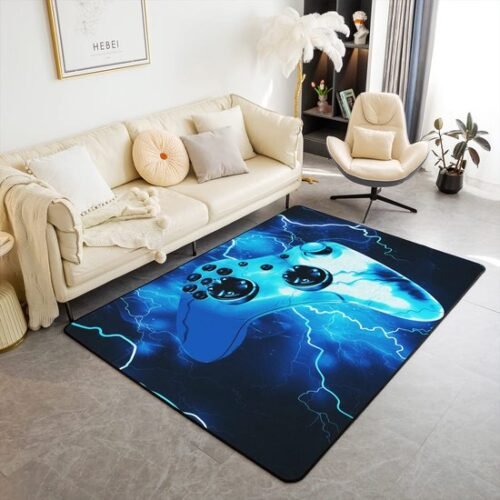 Unyqoos® Stijlvolle en Comfortabele Vloerkleed met Gamepad Ontwerp voor Woonkamer en Slaapkamer