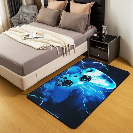 550x550-19872.jpg Unyqoos® Stijlvolle en Comfortabele Vloerkleed met Gamepad Ontwerp voor Woonkamer en Slaapkamer
