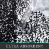 Unyqoos® Zachte en Absorberende 3-Delige Antislip Badkamermatten Set voor Slaapkamer en Badkamer