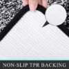 Unyqoos® Zachte en Absorberende 3-Delige Antislip Badkamermatten Set voor Slaapkamer en Badkamer