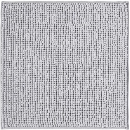 Unyqoos® Zachte Antislip Badkamermatset in Chenille voor Douche en Badkuip, Grijs, 45 x 45 cm