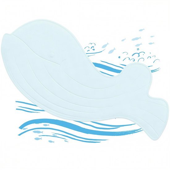 550x550-19963.jpg Unyqoos® Blauwe walvisvormige antislip badmat voor kinderen met schimmelbestendige eigenschappen