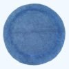 Unyqoos® Omkeerbare ronde badmat van katoen met zacht massage-effect en absorptie